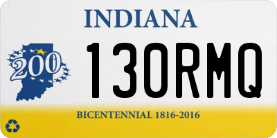 IN license plate 130RMQ