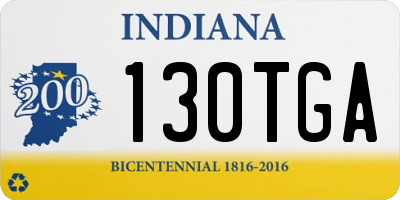 IN license plate 130TGA