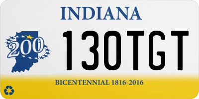 IN license plate 130TGT