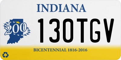 IN license plate 130TGV
