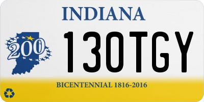 IN license plate 130TGY
