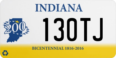 IN license plate 130TJ