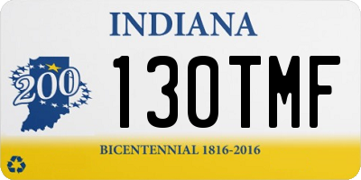 IN license plate 130TMF