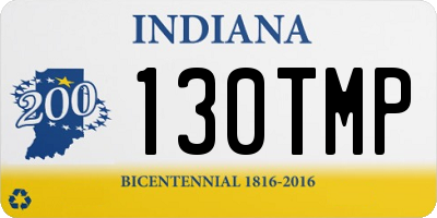 IN license plate 130TMP
