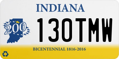 IN license plate 130TMW