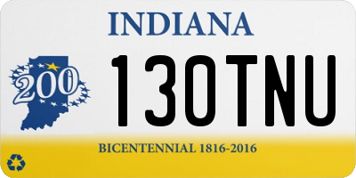 IN license plate 130TNU