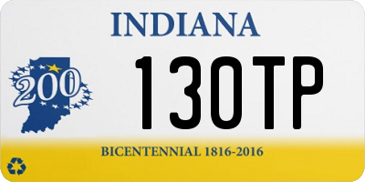 IN license plate 130TP