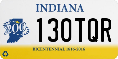 IN license plate 130TQR