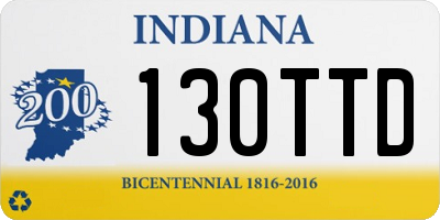 IN license plate 130TTD