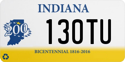 IN license plate 130TU