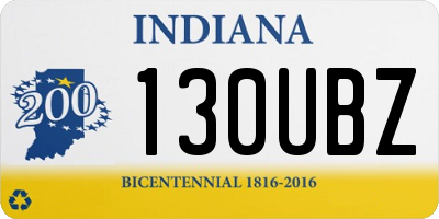 IN license plate 130UBZ