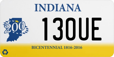 IN license plate 130UE