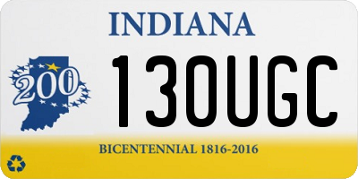 IN license plate 130UGC