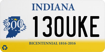 IN license plate 130UKE