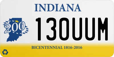 IN license plate 130UUM