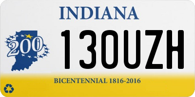 IN license plate 130UZH