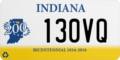 IN license plate 130VQ