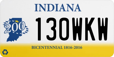 IN license plate 130WKW