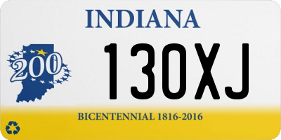 IN license plate 130XJ