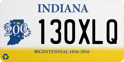IN license plate 130XLQ