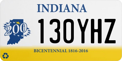 IN license plate 130YHZ