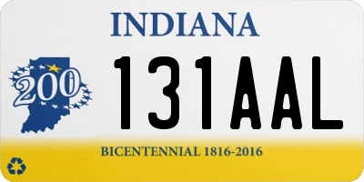 IN license plate 131AAL