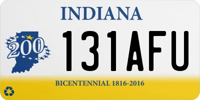 IN license plate 131AFU