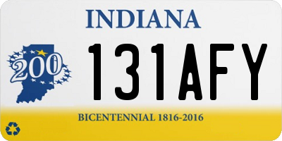 IN license plate 131AFY
