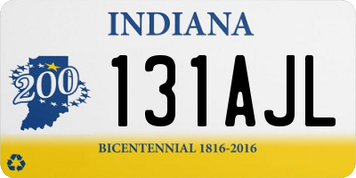 IN license plate 131AJL