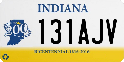 IN license plate 131AJV