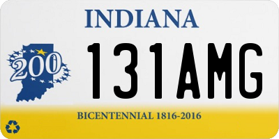 IN license plate 131AMG
