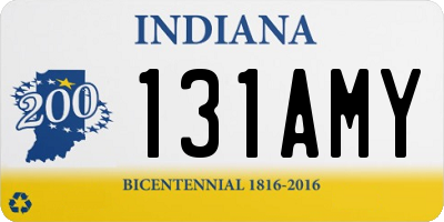 IN license plate 131AMY