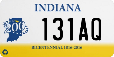 IN license plate 131AQ