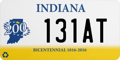 IN license plate 131AT
