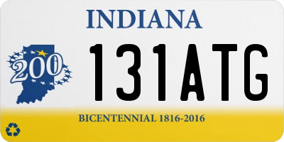 IN license plate 131ATG