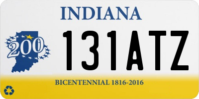 IN license plate 131ATZ