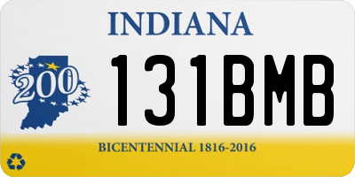 IN license plate 131BMB