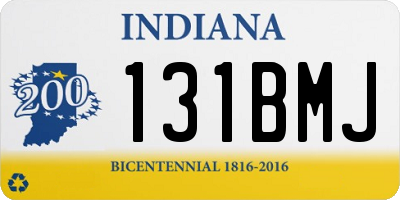 IN license plate 131BMJ