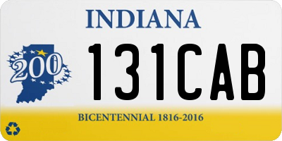 IN license plate 131CAB