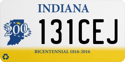IN license plate 131CEJ
