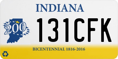 IN license plate 131CFK