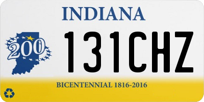 IN license plate 131CHZ