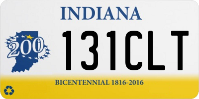 IN license plate 131CLT