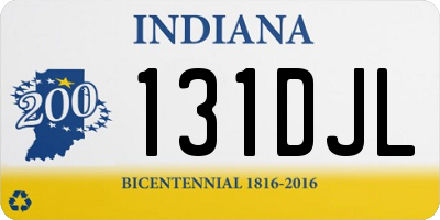IN license plate 131DJL