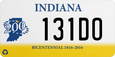 IN license plate 131DO