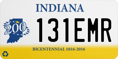 IN license plate 131EMR