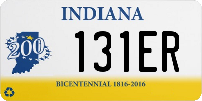 IN license plate 131ER