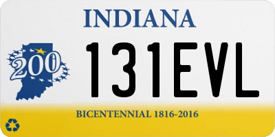 IN license plate 131EVL