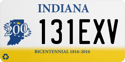 IN license plate 131EXV