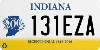 IN license plate 131EZA